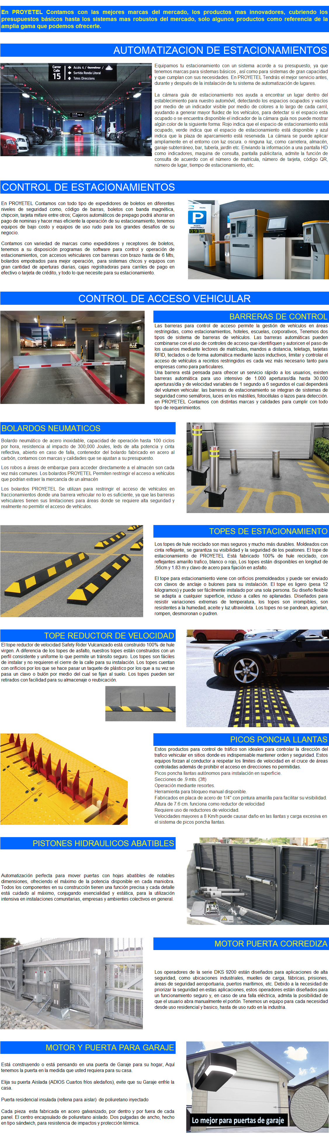 PROYETEL PARKING